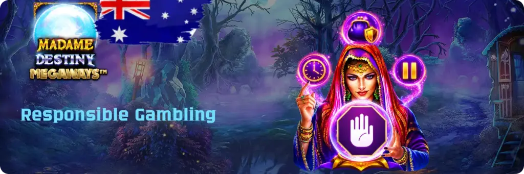Responsible gaming rules for the Madame Destiny Megaways demo